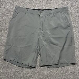 Nike Dri-Fit Mens Golf Shorts Size 40-42 Gray Stretch Performance EUC Core Flex